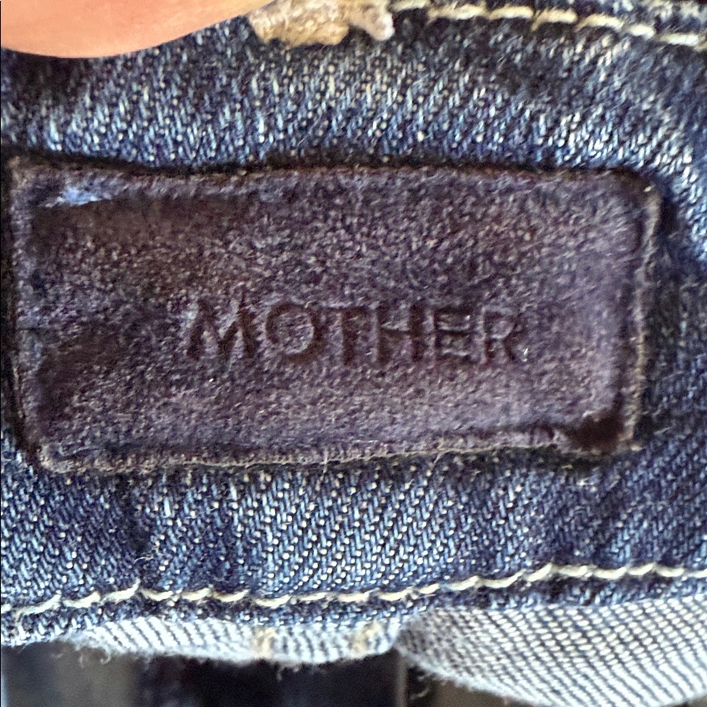 MOTHER High Rise Blue Jeans